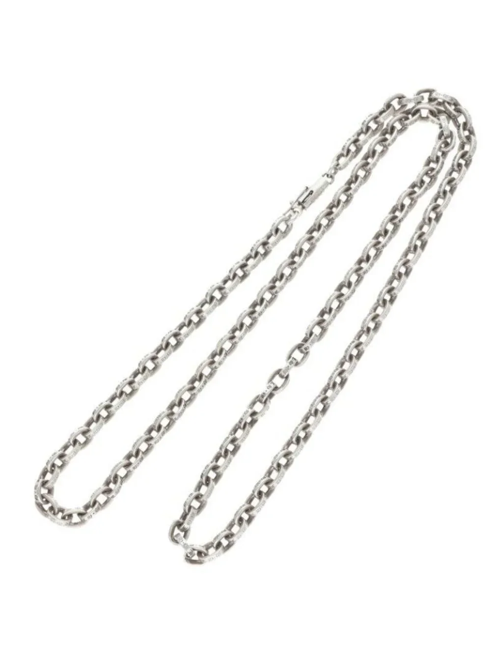 Chrome Hearts Paper Chain 20 Silver Necklace